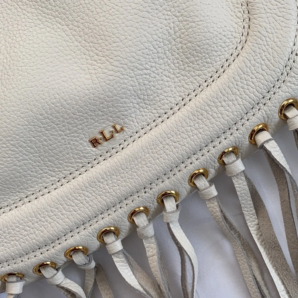Ralph Lauren wheeler fringe crossbody bag
